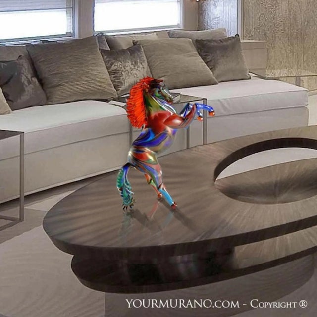 Murano Glass Horse Sculpture from YourMurano For Sale - Image 4 of 6