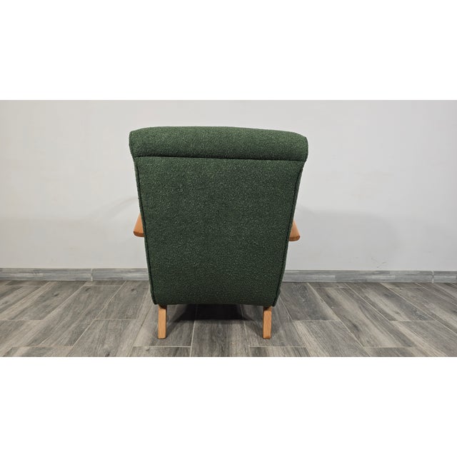 Art Deco Lounge Chair by Jindrich Halabala, 1940s For Sale - Image 6 of 8