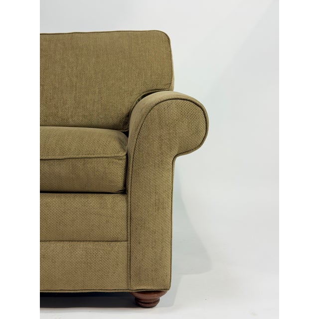 Ethan Allen Ethan Allen Two-Seat Upholstered Fabric Sofa For Sale - Image 4 of 11