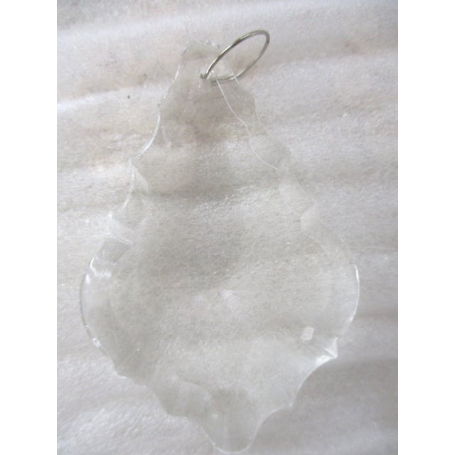 Toleware French Country 5 Arm Chandelier Bronze With Gold Leaves & Crystal Prisms For Sale - Image 9 of 17