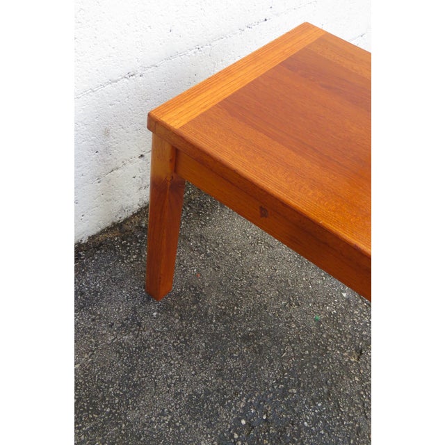 Interform Collection Danish Modern Teak Wood End Side Table 6274 For Sale - Image 13 of 15