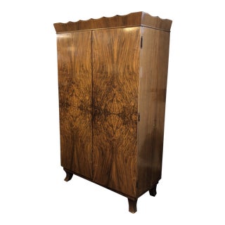 Early 20th Century Lingel Walnut Armoire For Sale