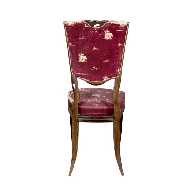 Caravelle Chairs by Gio Ponti, 1940s, Set of 6 For Sale - Image 6 of 13