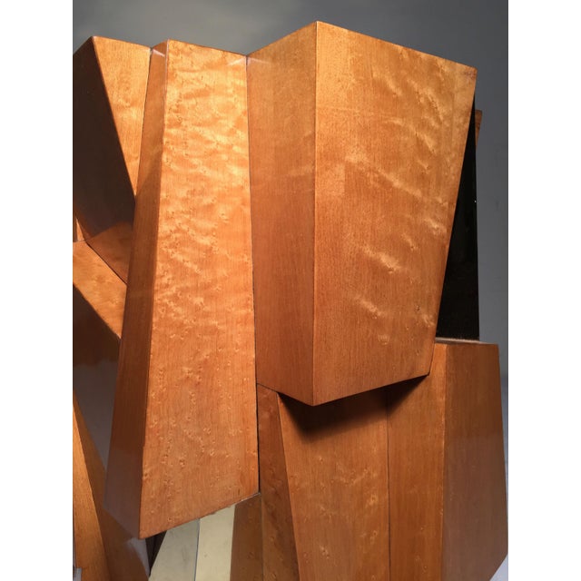 Paul Evans Cubist Console / Dining Table Base by Paul Evans / Directional / PE 300 Series For Sale - Image 4 of 14