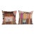 Turkish Kilim Pillow Cover, Wool Patchwork Cushion - A Pair For Sale