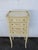 French Shabby Chic Painted Tall Narrow Nightstand Side End Table 6327 For Sale - Image 11 of 15