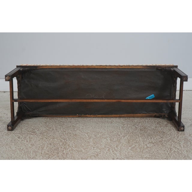 Drexel Heritage Mahogany Chippendale Style Window Bench For Sale - Image 14 of 15