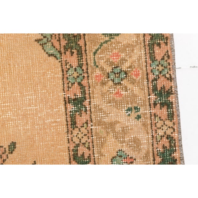 Beige Kurdish Beige Hallway Runner Carpet For Sale - Image 8 of 10