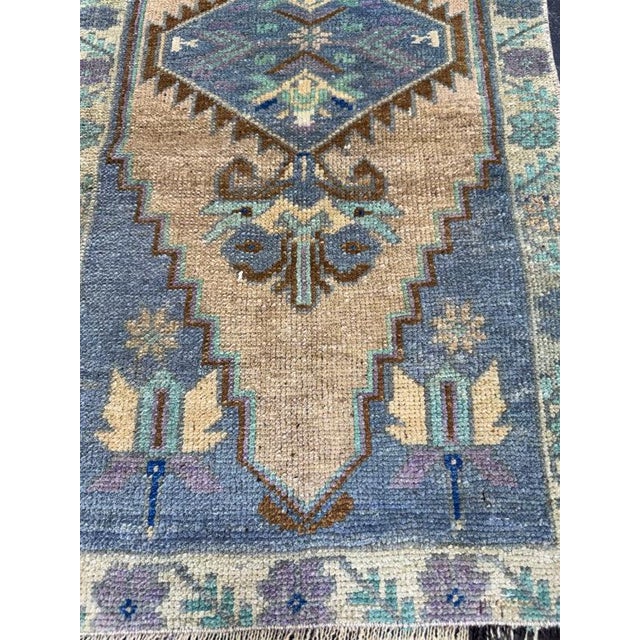 Contemporary Turkish Yastik Rug 1'7" x 3' For Sale - Image 3 of 6