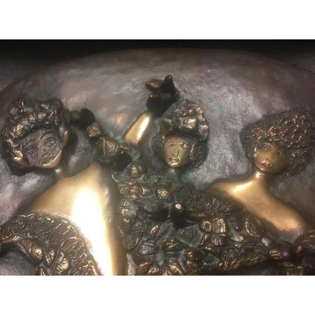 After Paul Wunderlich, Dancing Geishas, Bronze For Sale - Image 9 of 13