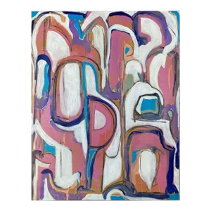 "Lost Languages #2" Contemporary Abstract Mixed-Media Painting by G. Campbell Lyman