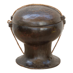 Antique Wooden Ceremonial Philippine Pot