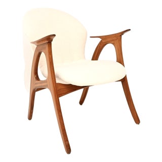 Vintage Danish Teak Lounge Chair by Aage Christiansen for Erhardsen & Andersen, 1960 For Sale