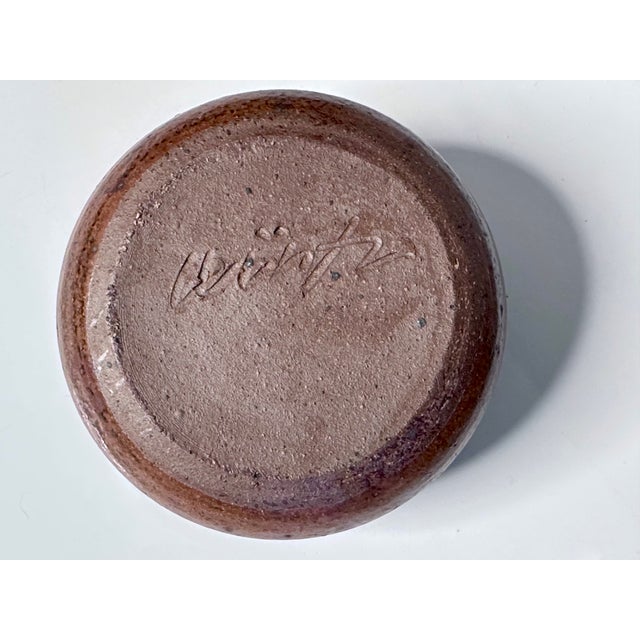 Sculptural Studio Ceramic Art Oil Lamp from Aage Würtz, Denmark, 1970s For Sale - Image 11 of 12