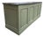 Sage Green and Black Wooden Retail Counter For Sale