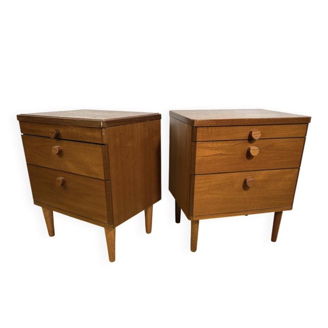 Mid-Century Modern Teak Bedside Cabinets from Stag, 1960s, Set of 2 For Sale - Image 13 of 13