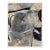 Black and White Abstract - Oil and Gouache on Paper by Felix Ruvolo For Sale