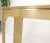 Faux Goat Skin Tan Console Sofa Table For Sale - Image 11 of 12