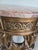 Pair of French Louis 16th Style Giltwood Rouge Marble Top Corner Tables - A Pair For Sale - Image 9 of 14