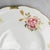Mid-Century Modern Porcelain Royal Crown Derby Plate in Pinxton Roses Pattern 1940s For Sale - Image 3 of 5