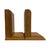 Vintage Solid Oak Wooden Bookends- a Pair For Sale In Atlanta - Image 6 of 8