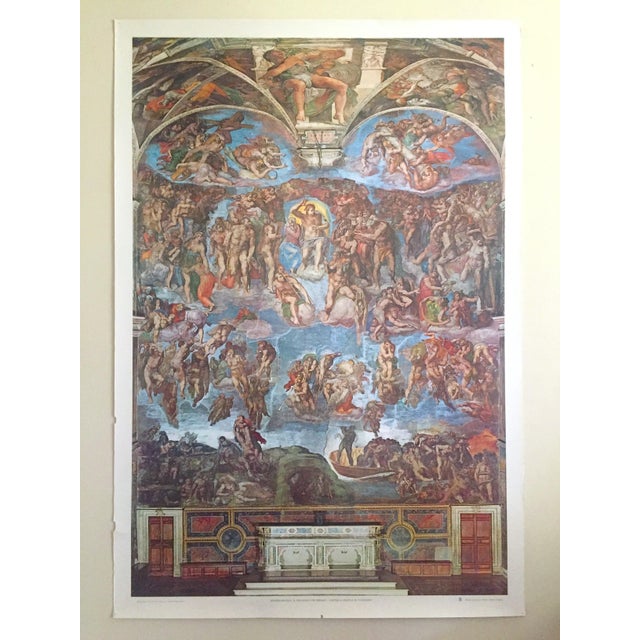 Michelangelo Rare Vintage 1979 Sistine Chapel Ceiling Lmtd