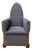 Art Deco Lounge Chair in Oak and Macassar Ebony by Paul Bromberg, 1927 For Sale