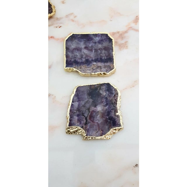 Agate Cheese Board Set, Set of 6 For Sale - Image 6 of 10