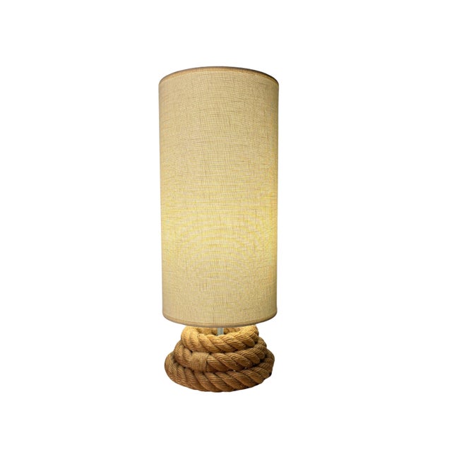 Textile Lamp by Adrien Audoux and Frida Minet, France, 1960s For Sale - Image 7 of 10
