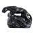 Vintage Mid-Century Modern Black Glazed Ceramic Panther Tv Lamp Sculpture, Made in Usa, Circa 1950s For Sale