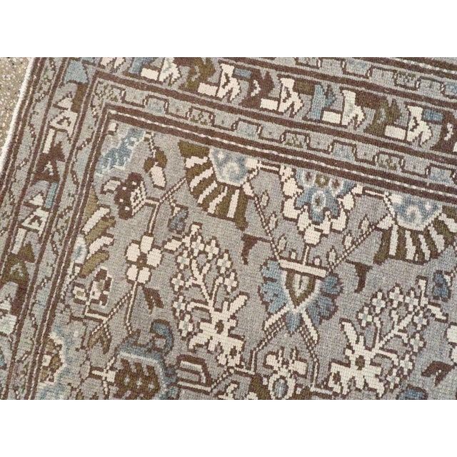 Mid 20th Century Galerie Shabab Collection Mid-20th Century Persian Malayer Rug For Sale - Image 5 of 7