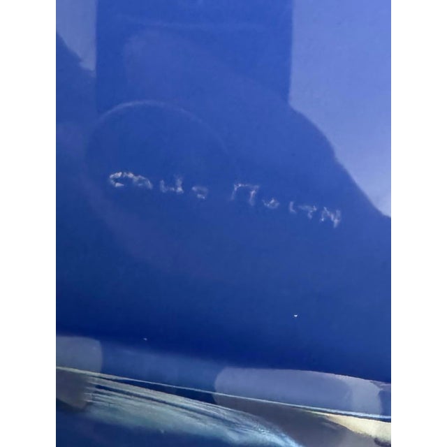 Vintage Signed Czech Cased Glass Art Bowl For Sale In Boise - Image 6 of 7