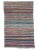 1960s Vintage Handwoven Colorful Rug- 5′2″ × 8′ For Sale