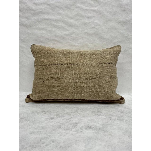 Turkish Hemp Pillow Cushion Natural Brown Beige Pillow Cushion Cover 16" x 24" #30261 Enhance your home decor with our...