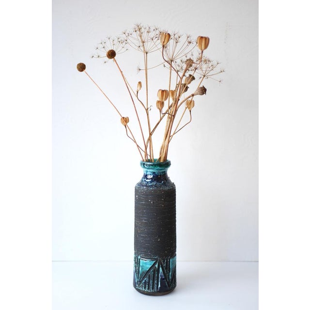 Mid-Century Modern Scandinavian Pottery Vases from Tilgmans, Sweden, Set of 2 For Sale - Image 9 of 13