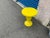 Mid-Century Modern Modern Mid Century Style End Table -Canary Yellow For Sale - Image 3 of 8
