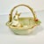 Fitz and Floyd 1990s Vintage Hollywood Regency Majolica Flora Bunny Jelly Bean Bowl, Fitz & Floyd Trompe L’Oeil Style For Sale - Image 4 of 14