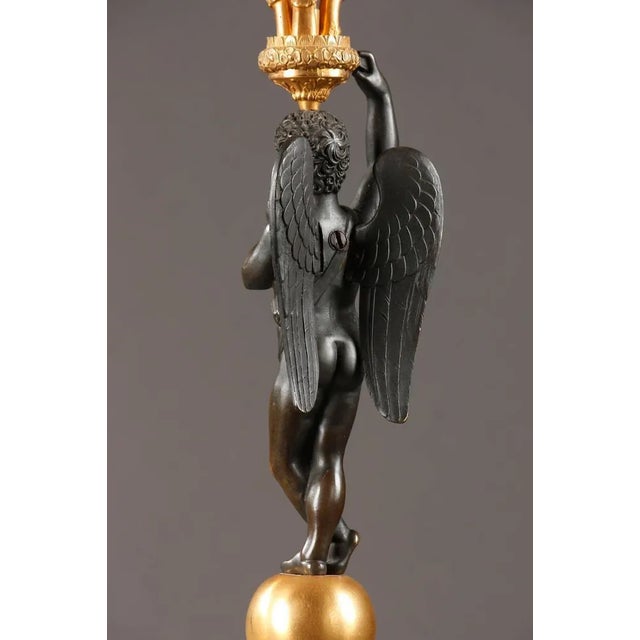 Early 19th Century Empire Candelabras, Set of 2 For Sale - Image 9 of 10