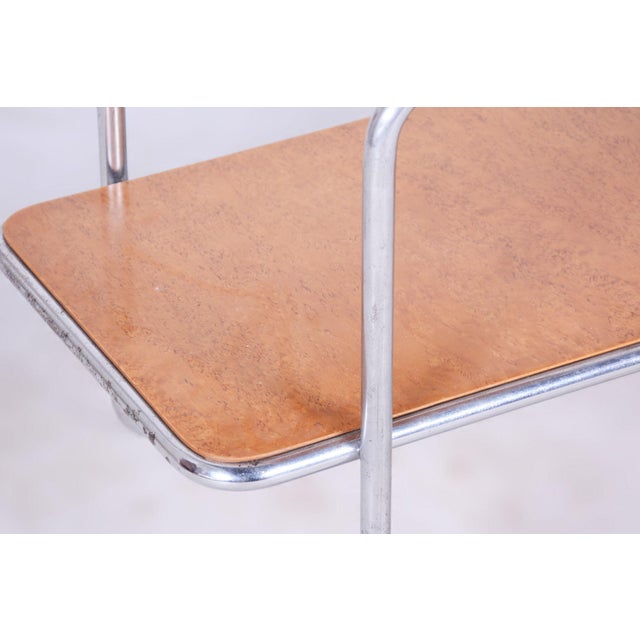 1930s Bauhaus Étagères in Birch by Robert Slezák and Arnošt Beck, 1930s, Set of 2 For Sale - Image 5 of 15