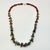 Metal 1980s Vintage Boho Chic Baltic Amber & Faux Turquoise Nugget Beaded Necklace - 26” For Sale - Image 7 of 11