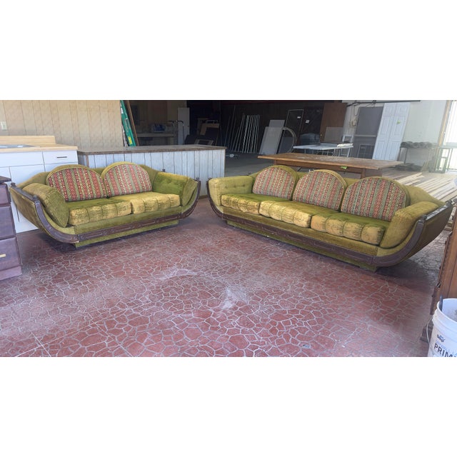 Authentic Mid-Century Spanish Revival Loveseat For Sale - Image 4 of 12
