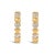 A whisper of romance you can wear, this petite hoop traces the ear with a continuous procession of puffed heart links,...