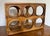 Brown Mid 20th Century Vintage Mid Century Modern Walnut Wine Rack, Holds 6 Bottles For Sale - Image 8 of 9