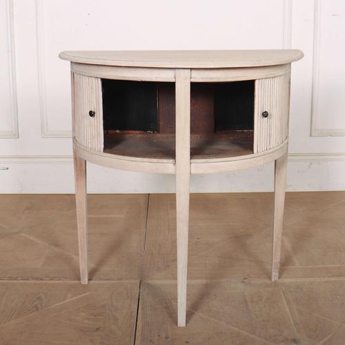 Dutch Half Moon Console Table, 1920s For Sale - Image 3 of 5