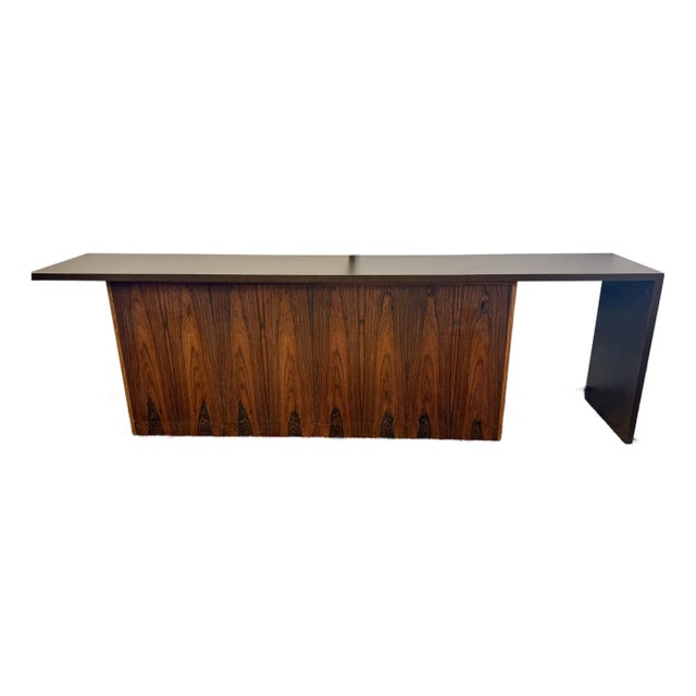 Mid-Century Vladimir Kagan Rosewood Sideboard Credenza Console With Custom Sliding Top For Sale