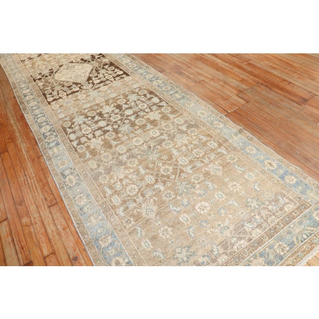 Vintage Wide Persian Long Runner - 4'3" x 16' For Sale In New York - Image 6 of 8
