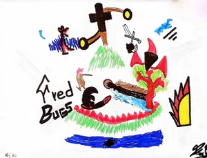 Fred Bugs, Untitled, Drawing, 2024