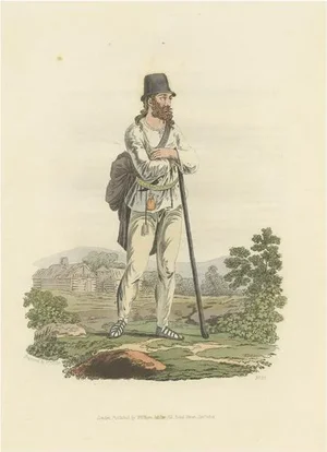 A Peasant of Hermannstadt, Sibiu, Transylvania, 1804, Print