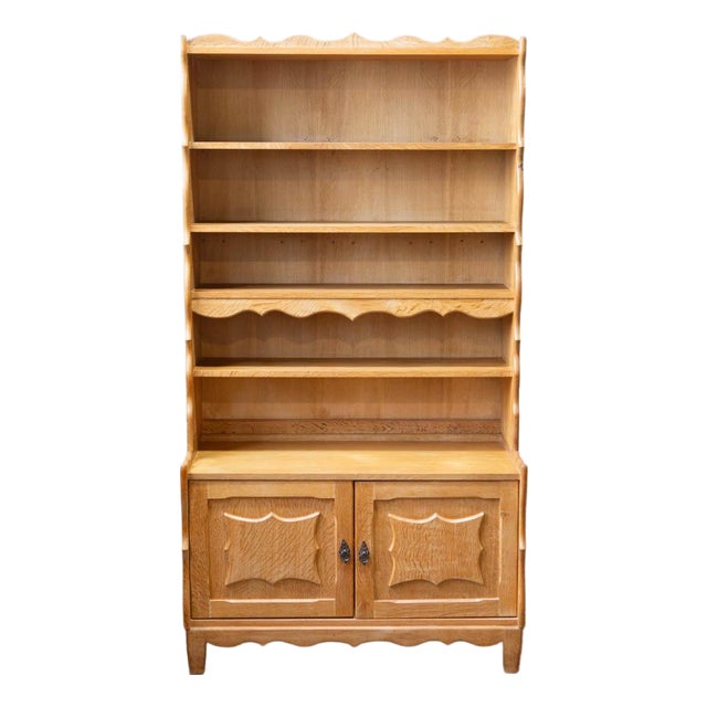 Henning Kjærnulf Danish Oak Bookcase, C. 1970s For Sale