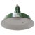 Industrial Vintage American Industrial Green Enamel Pendant Light For Sale - Image 3 of 5